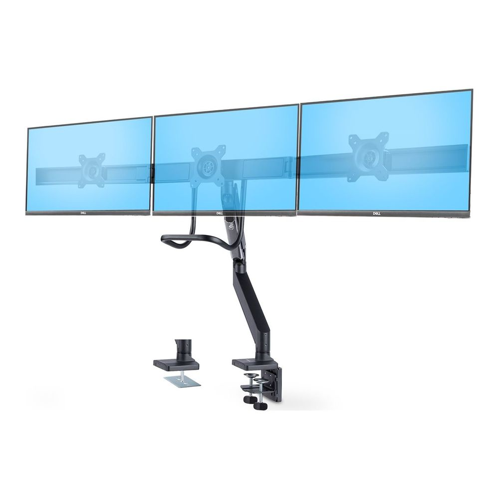 StarTech.com 3M1A3SG-MONITOR-ARM držiak / stojan na monitory 68,6 cm (27") Stôl Čierna, Strieborná (3M1A3SG-MONITOR-ARM)-0