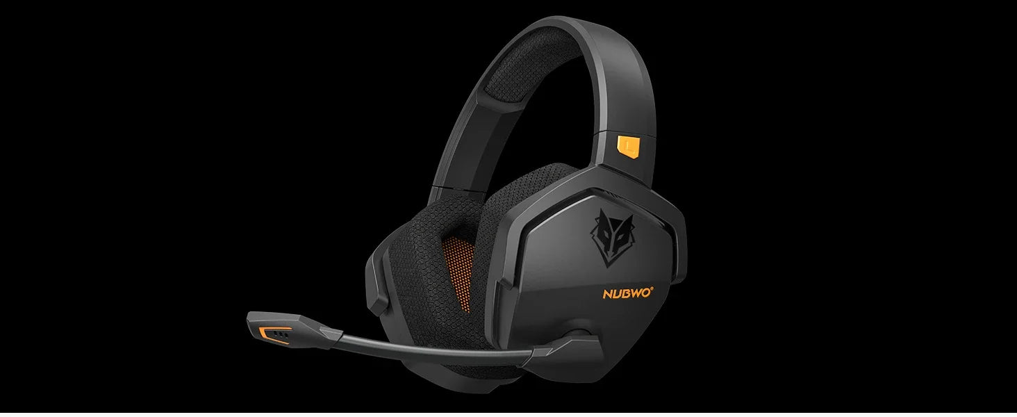 Dual Wireless Gaming Headset Orange-4