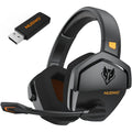 Dual Wireless Gaming Headset Orange-0