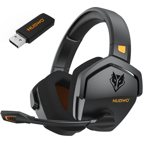 Dual Wireless Gaming Headset Orange-0