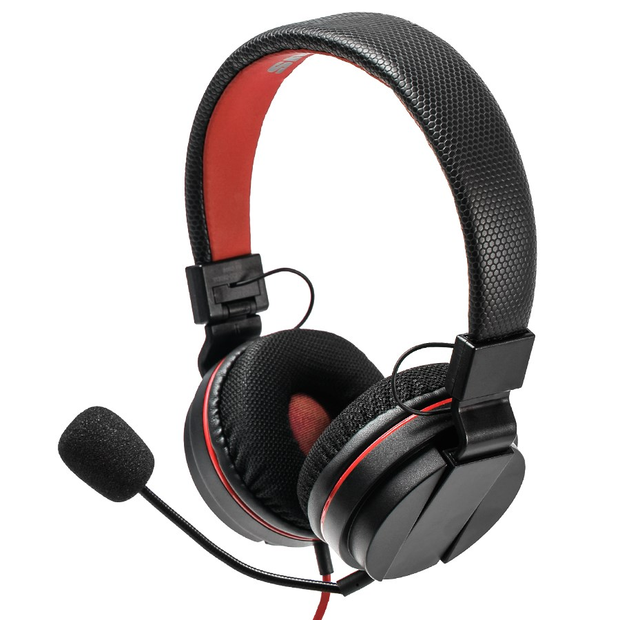 Snakebyte Head:Set S Nintendo Switch Vezetékes Gaming Headset Fekete/Piros-0